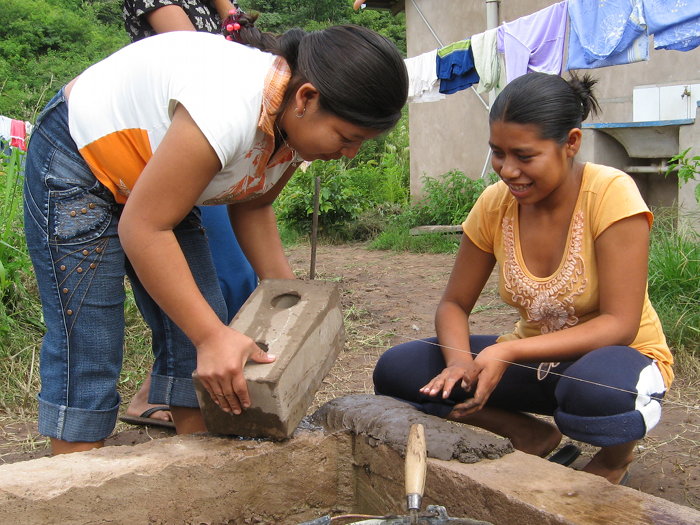 photo: Girls' dorm cornerstone